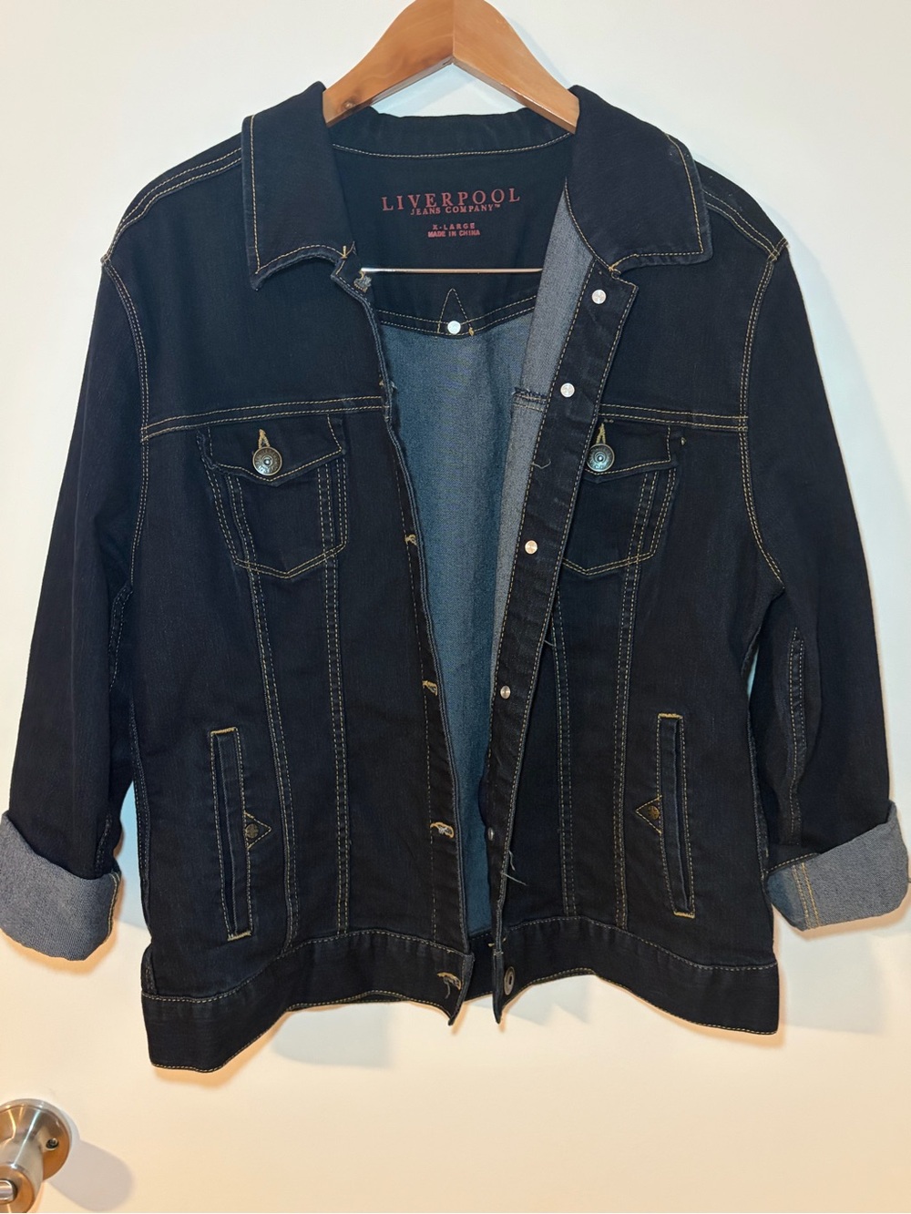 Liverpool Jeans Company Dark Indigo Denim Jacket - women’s